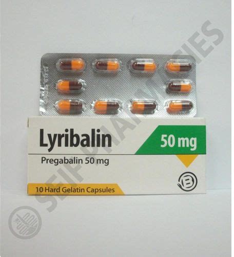 lyribalin 50 mg 10 caps.