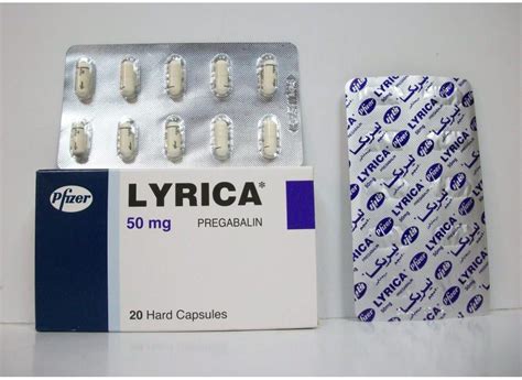 lyrica 50mg 20 caps