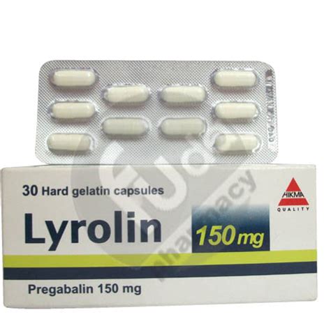 lyrolin 150mg 30 caps.