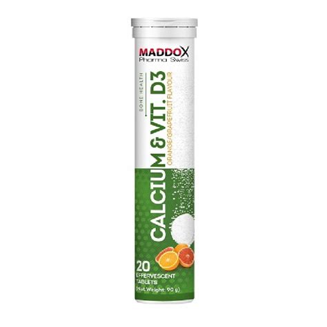 maddox calcium 20 eff. tabs.