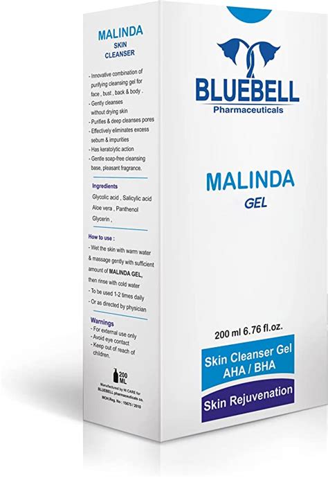 malinda skin cleanser gel 200ml