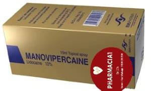 manovipercaine 10% spray 15 ml