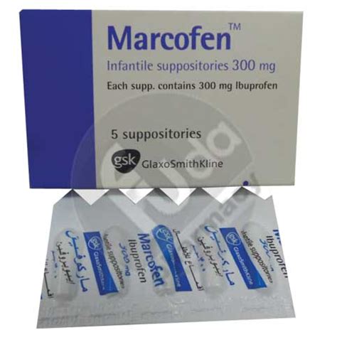 marcofen 300mg 5 paed. supp.