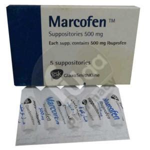 marcofen 500mg 5 supp.