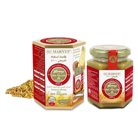 marnys creamy honey with propolis 200 gm