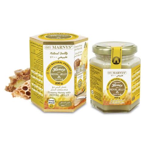 سعر دواء marnys creamy honey with royal jelly 200 gm