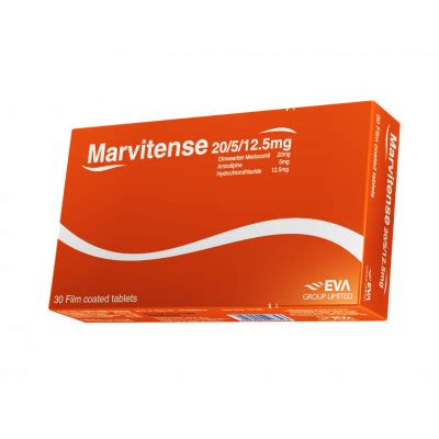 سعر دواء marvitense 20/5/12.5mg 30 f.c. tabs.