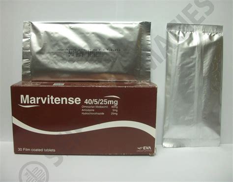 سعر دواء marvitense 40/5/25mg 30 f.c. tabs.