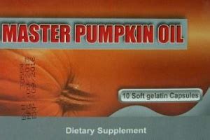master pumpkin oil 10 capsules