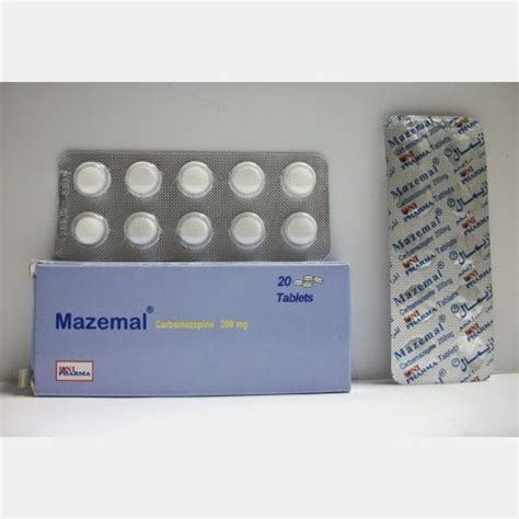 mazemal 200 c.r. 20 f.c. tabs.