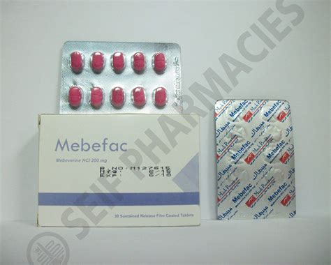 سعر دواء mebefac 200 mg sr 30 f.c. tabs.