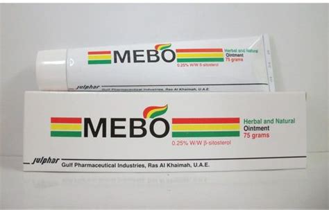 mebo 0.25% herbal and natural oint. 75 gm