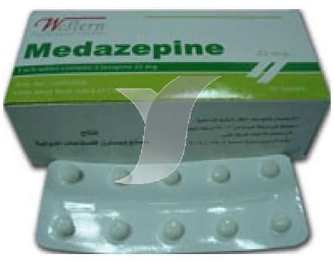 سعر دواء medazepine 25mg 50 tab.