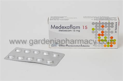 سعر دواء medexaflam 15mg 20 tabs.