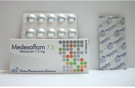 سعر دواء medexaflam 7.5mg 20 tabs.