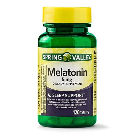 melatonin 5 mg 120 tablets (illegal import)