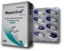 mepaclind 150mg 16caps.