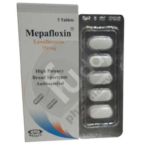 mepafloxin 750mg 5 f.c. tab.