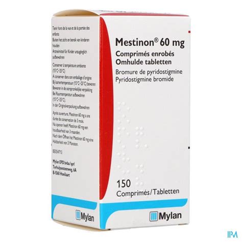 mestinon 60mg 150 tab.