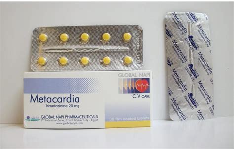 سعر دواء metacardia 20mg 30 f.c. tab.