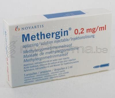 methergin 0.2mg/ml 5 amp.