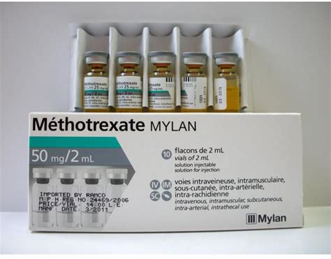 سعر دواء methotrexate 50mg 2ml mylan