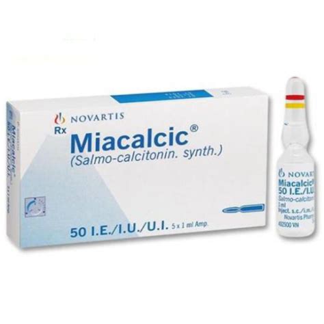 miacalcic 50 i.u/ml 5 amp. for i.m./i.v./s.c inj.