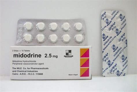 سعر دواء midodrine 2.5mg 20 tab.