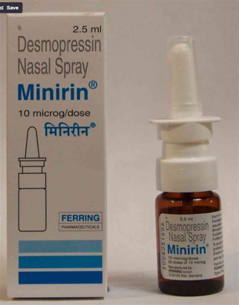 سعر دواء minirin 10mcg/dose nasal spray (hospitals only)