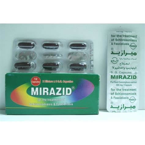 سعر دواء mirazid 300 mg 12 caps. (n/a)