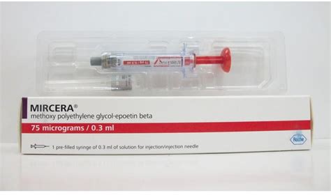 mircera 75mcg /0.3ml prefilled syringe
