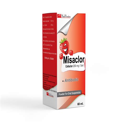 سعر دواء misaclor 250mg/5ml pd. for oral 60ml susp.