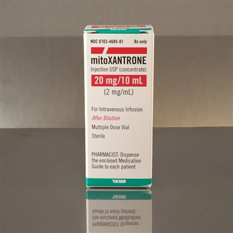 mitoxantrone 2mg/ml concentrate for infusion solution