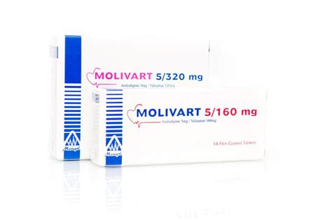 سعر دواء molivart 5/320mg 14 f.c. tablets