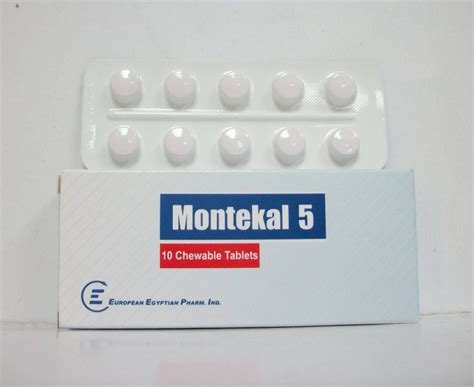 سعر دواء montekal 5mg 10 chew. tab.