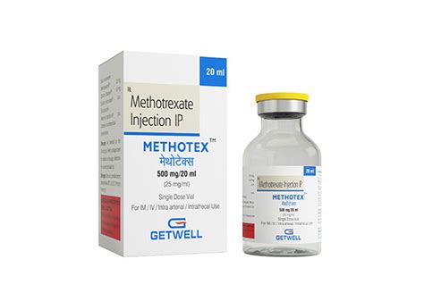 mtx 25mg/ml (20ml=500mg) vial