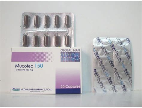 ميوكوتك 150مجم 20كبسولات