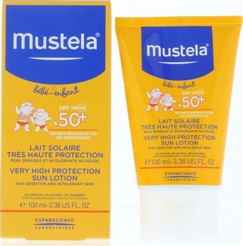 mustela very high protection sun lotion 100ml