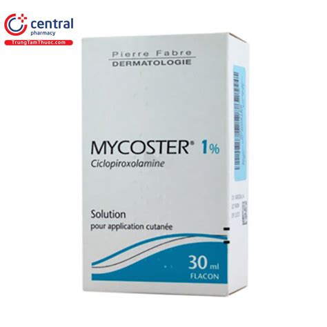 mycoster 1% topical soln. 30 ml