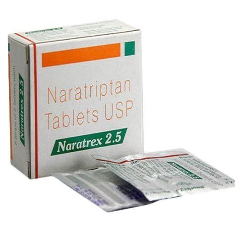 naratriptan 2.5 mg 2 f.c. tabs.