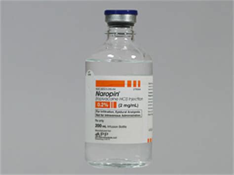 naropin 7.5mg/ml (10ml=75mg) 5amps.
