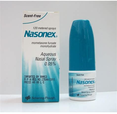 nasonex 0.05% nasal spray 120 doses