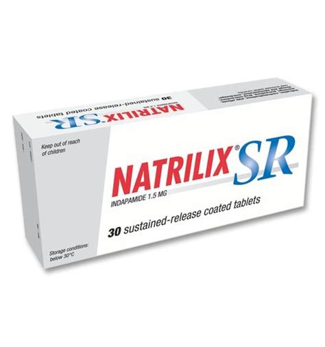 سعر دواء natrilix sr 1.5mg 30 coated tab.