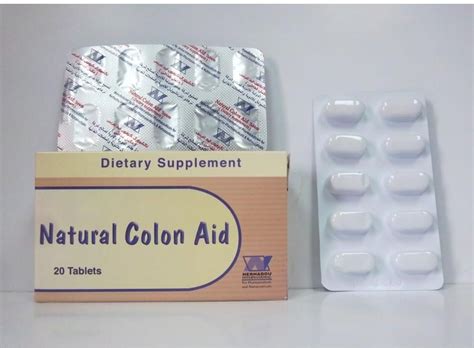 natural colon aid 20 tabs.