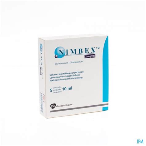 سعر دواء nimbex 10mg 5/amp