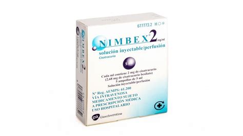 سعر دواء nimbex 2mg/ml (10ml=20mg) 5amps.