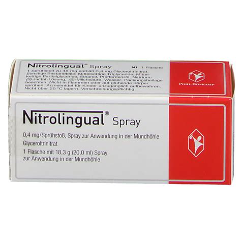 nitrolingual 0.4mg/dose oral spray