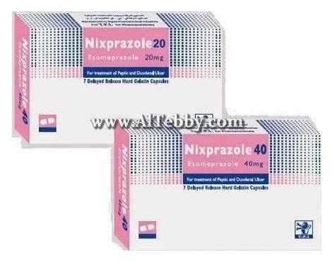 nixprazole 40mg 7 caps