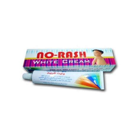 no rash white cream 20 sachets