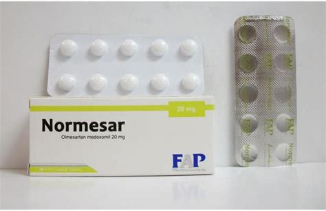 سعر دواء normesar 20mg 30 f.c. tabs.